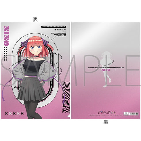 『五等分の花嫁*』メタルクリアファイル/中野二乃